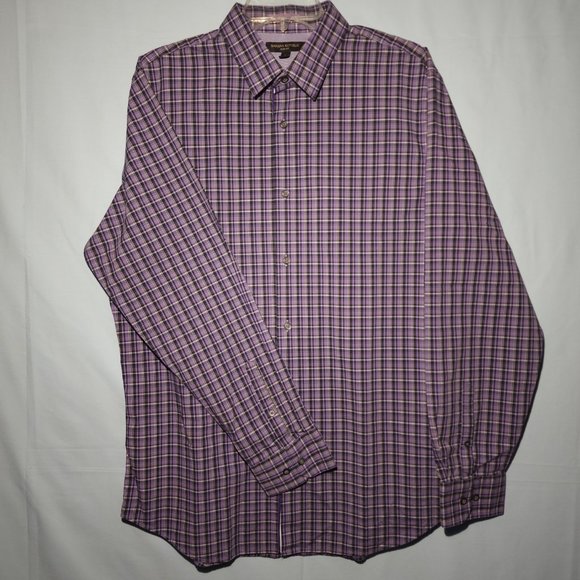 Banana Republic Men's Button shirt purple Large - Picture 2 of 5